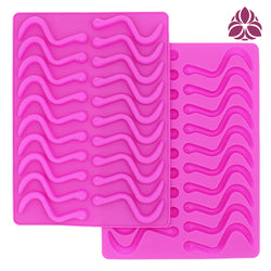 Silicone Gummy Worm Molds, 2-Pack by Lorann Flavors