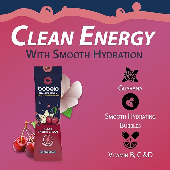 Bobelo Clean Energy Black Cherry Cream