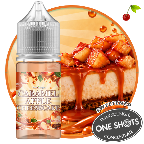 Caramel Apple Cheesecake One Shots