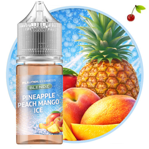 Pineapple Peach Mango Ice by Flavors Express Blendz Pineapple Peach Mango Ice by Flavors Express Blendz