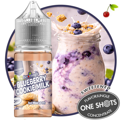 Blueberry Cookie Milk One Shots