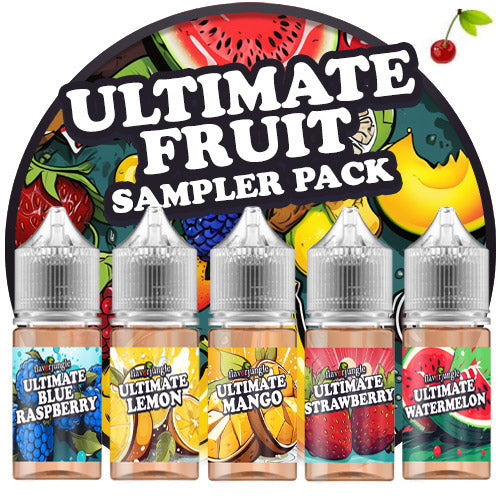 Ultimate 10ml Fruit Sampler Pack by FlavorJungle (5 Pack) Ultimate 10ml Fruit Sampler Pack by FlavorJungle (5 Pack)