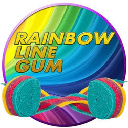 Flavor West flavors: Rainbow Line Gum